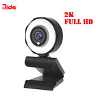 Jidetech Usb Webcam Microphone 4Mp Fhd 2K 30Fps Streaming Tripod Computer Camera