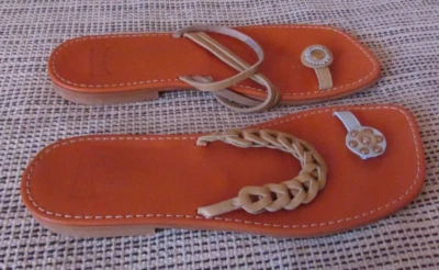 Sandalias para mujer CAMPER naranja punta plana deslizable talla 40 EUR Foto 1 de 4