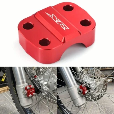 FRONT AXLE HOLDER CLAMP For HONDA XR400R XR 400R 1996-2004 XR650L 1993-2022 Red - Imagem 1 de 4