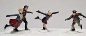 Department 56 Heritage Collection Skating Party Set of three New Open Box - Picture 1 of 8