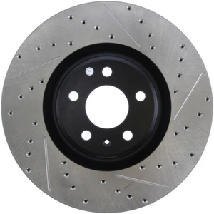 StopTech 127.33134L Front Left Drilled Disc Brake Rotor for 12-19 A6 / 11-18 A7 - Picture 1 of 14