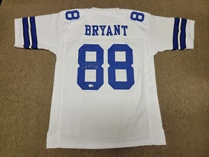 Dez Bryant Signed XL White Jersey Beckett Witness Auto Dallas Cowboys Football - Picture 1 of 3