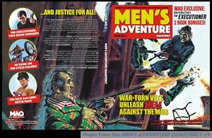 MEN’S ADVENTURE QUARTERLY #3, featuring Mack Bolan, THE EXECUTIONER & more... - Picture 1 of 12