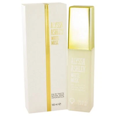 Alyssa Ashley Alyssa Ashley White Musk Eau De Toilette Spray Feminino 3,4 oz - Imagem 1 de 3