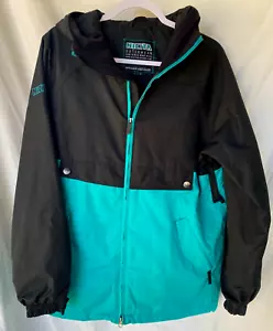 NIKITA..TURQUOISE & BLACK..COLORBLOCK..SNOWBOARD / SKI..JACKET..WOMEN L - Picture 1 of 6
