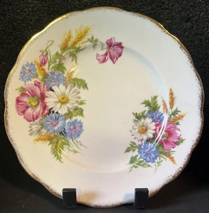 Vintage Royal Albert Fine Bone China Harvest Bouquet 7” Bread Plate England - Picture 1 of 10