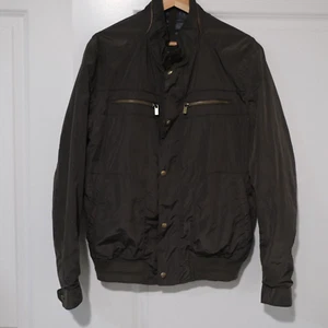 Massimo Dutti Khaki Polyester Jacket Size L - Picture 1 of 15
