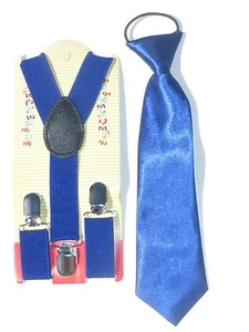 Suspender Adjust Tie Matching Color Baby Toddler Kids Boys Girls Child US SELLER - Picture 1 of 14