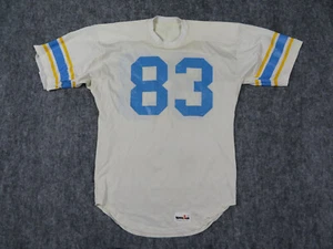 UCLA Bruins Spanjian Jersey Mens Authentic Team Issued Game Used White Gold 80s - Picture 1 of 8