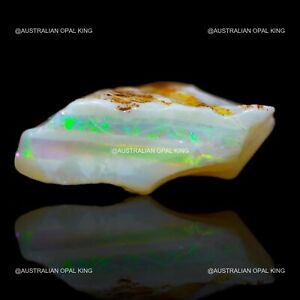 4.00 Cts Natural Australian White Opal Loose Gemstone Fancy Rough 14x10x5 mm