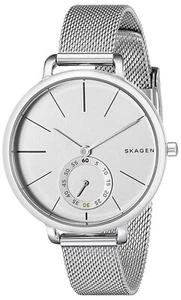 Skagen Damen Quarzuhr mit weißem Zifferblatt Analoganzeige - Bild 1 von 3
