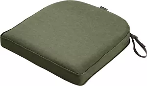 Patio Chair Cushion Green Water-Resistant Fade safe Classic Accessories Montlake - Picture 1 of 7