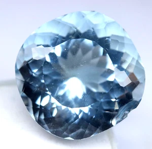 17.35 Ct Certified Natural Brazilion Aquamarine Cushion Cut Loose Gemstone - Picture 1 of 9