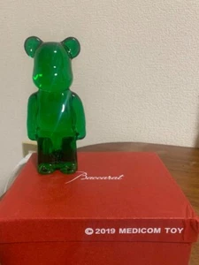 Baccarat BE@RBRICK Bearbrick Reflections Crystal Green MEDICOM TOY From Japan - Picture 1 of 3