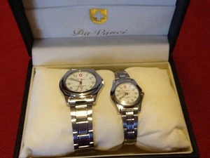 Set Herren & Damen Da Vanci Water Resistant Quarzuhren - Bild 1 von 4