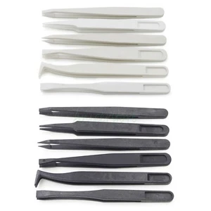 6pcs/set Anti-static Plastic Tweezer ESD Heat Resistant SMT Phone Repair Tool - Picture 1 of 11