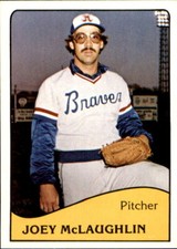1979 Richmond Braves TCMA #1 Joey McLaughlin Tulsa Oklahoma OK Baseball Card