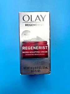 Crema hidratante Olay Regenerist Micro Sculpting 0,5 oz nuevo tamaño de prueba - Imagen 1 de 4