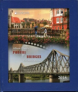Romania 2015 Europa CEPT, Bridges Philatelic Album,Special S/S & silvered medal  - Picture 1 of 7