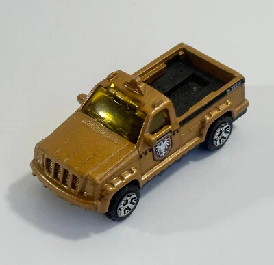Vintage Mattel Matchbox 2000 Troop Carrier DL XXXIV Toy Car Truck Rare Gold - Image 1 of 4