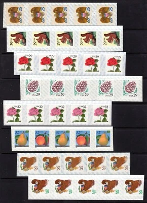 US KANSAS CITY KC COIL 14 STRIPS of 5 with 15v 2431 2885 on SPECIAL PAPER List - Image 1 of 2