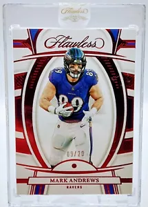 2022 Panini makelloser Rubindiamant #4 Mark Andrews/20 Baltimore Ravens - Bild 1 von 2
