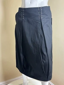 $109 KARL LAGERFELD PARIS Long Black Skirt Women's Sz 16. (B.119) - Picture 1 of 8
