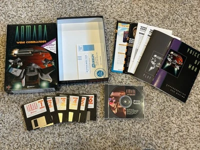 Wing Commander Armada 3.5” Floppies & CD-ROM PC Big Box Complete Origin DOS - Image 1 of 4