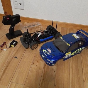 Tamiya TT-02 RC Car Full Set Subaru Impreza WRC Body and Chassis - Picture 1 of 18