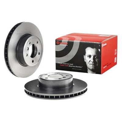 For BMW 528i 08-10 Brembo UV Coated Series Plain Vented Front Brake Rotor Foto 1 de 4