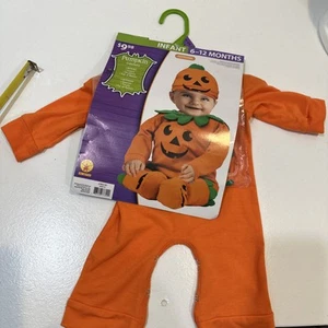 Pumpkin Baby Jumper, Hat, and Booties Halloween Costume 6 - 12 Months # NEW! - Picture 1 of 5