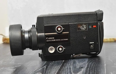 Cámara de película electrónica Super 8 Canon con zoom automático 512XL para piezas o reparación Foto 1 de 4
