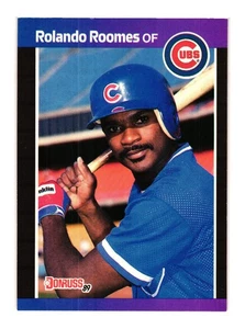 1989 Donruss #577 Rolando Roomes Chicago Cubs - Picture 1 of 2
