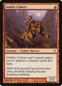 (1x) GOBLIN COHORT - Betrayers of Kamigawa – MTG Magic the Gathering Card - Picture 1 of 5