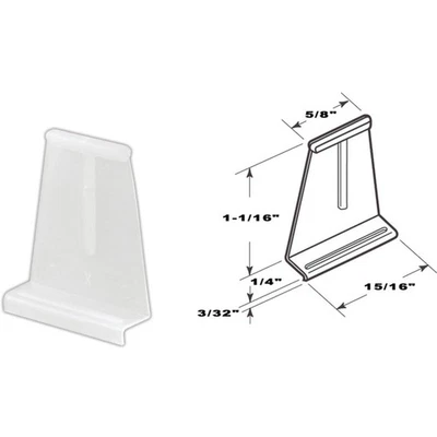 Pestaña de extracción de canal Prime-Line blanca Spline (paquete de 6) PL7756 PRIME-LINE PL7756 Foto 1 de 2