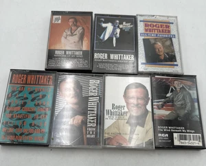 Roger Whittaker 7 Cassette Tape Lot RARE Collection 1970-80's All Time Favorites - Picture 1 of 15