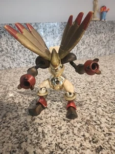DIGIMON DIGI-WARRIOR RAPIDMON GOLD PAINT VARIANT SEASON 4 BANDAI Missing Parts - Picture 1 of 7