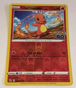 Charmander 008/078 Pokemon Go 2022 Pokemon card - Picture 1 of 2