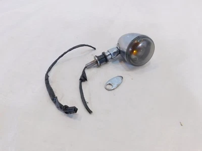 Carcasa indicadora de señal de giro trasera cromada Harley VRod Sportster Dyna Softail Foto 1 de 4