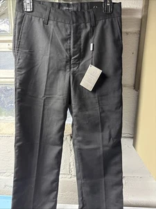 GIOBERTI Tailoring Boys Youth Black Dress Pants Size 12 New With Tags - Picture 1 of 7