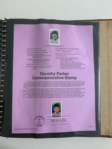USPS Souvenir Page Scott 2698, 1992 Dorothy parker stamps - Picture 1 of 1