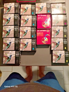Bulk Replacement Ink Cartridges LC107 LC105 for Brother MFC Series Printers - Photo 1/2