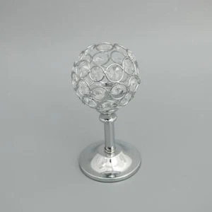 Mosaic Crystal Candle Holder Tea Light Stand Candelabra - Picture 1 of 38