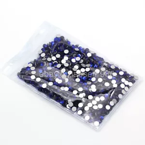 1440pcs/pack SS20(5mm) Round Flatback Crystals Nail Art Rhinestones Glitter Gems - Picture 1 of 137