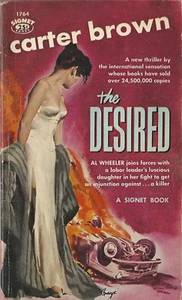 Signet 1764 The Desired by Carter Brown Al Wheeler Vintage Mystery Paperback - Picture 1 of 2