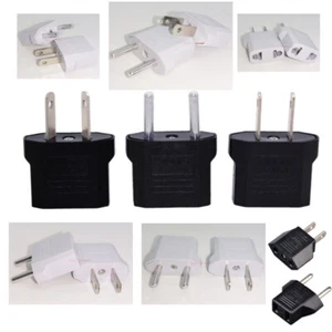 10/50/100pcs US EU To EU/UK/AU/US Plug Travel Wall AC Power Charger Adapter Plug - Picture 1 of 33