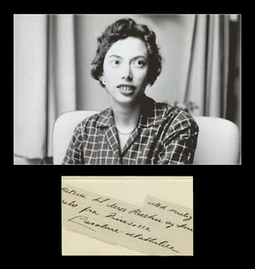Principessa Carolina-Matilde di Danimarca (1912-1995) - Taglio firmato + foto - Certificato di autenticità - Foto 1 di 3