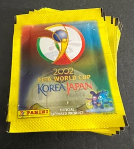Panini Korea & Japan 2002 World Cup 16 Packet Bustine Tüten Rare Packs with Foil - Picture 1 of 3
