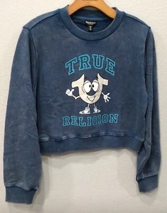 True Religion SHOEY SHRUNKEN Sweathirt Size M GIRLS. - Picture 1 of 6
