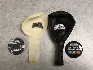 Call of Duty COD Modern Warfare 2019 Promo Pin Set (2) & Balloons (2) — NEW - Picture 1 of 1